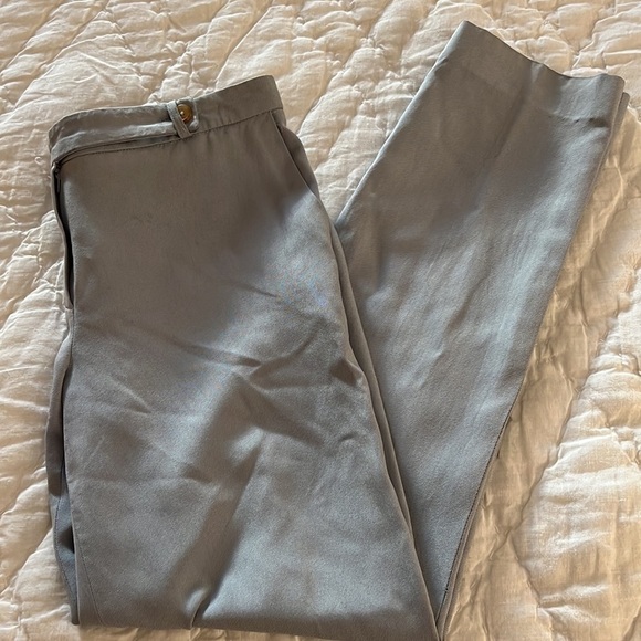 CELINE Paris 100% Silk Trousers X Bergdorf Goodman Vintage - Picture 7 of 14